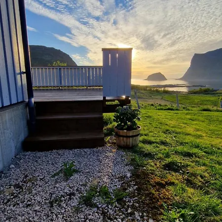 Haukland Panorama Lofoten Ferienhaus