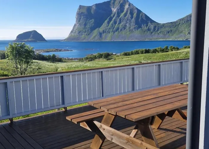 Haukland Panorama Lofoten Лекнес